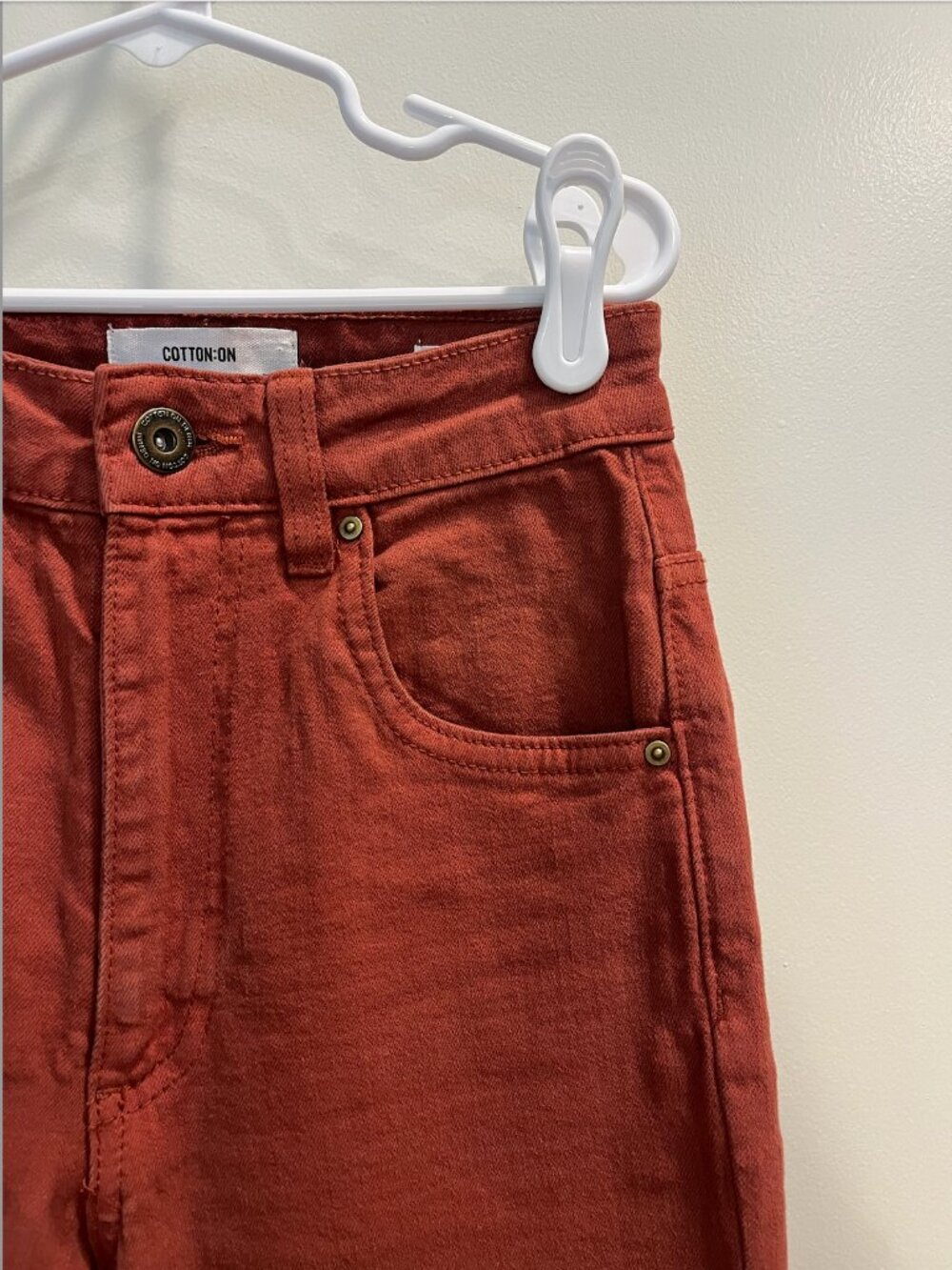 Cotton On| Original Flare Burnt Orange Pants